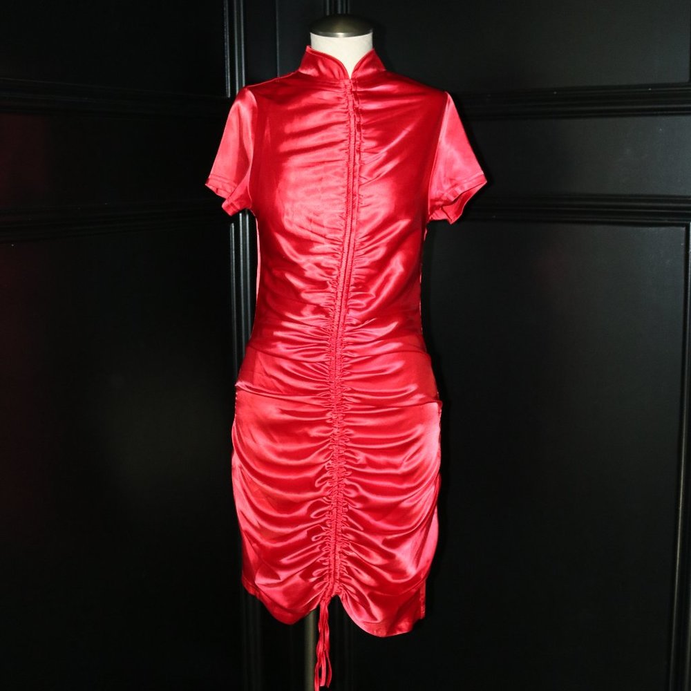 Red Qipao Dress,